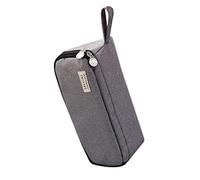 Fuhjythy Astuccio per Matite Grigio Borsa per Penne di Grande Capacità Astuccio per Penne per Pennarelli Materiale Scolastico per Studenti Adolescenti Adolescenti