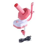 Fuhjythy Avvolgitrice Elettrica per Avvolgitore Automatico di Gomitoli di Lana Facile da Usare, Regalo per Maglia e Uncinetto Rosa