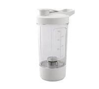 Fuhjythy Bottiglia Portatile Elettrica Ricaricabile USB per Frullati di Proteine da 450 Ml, Miscelatore Multiuso per Fitness