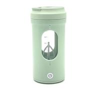 Fuhjythy Bottiglia Portatile per Frullati Proteici Elettrica USB Ricaricabile con Capacità di 600 Ml e Miscelatore Automatico per Proteine del Siero.