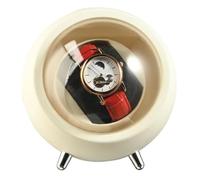 Fuhjythy Carica Orologi Automatico Motore Carica Orologi per Orologi Automatici Scatola Porta Orologi Carica Orologi Automatico (Crema)