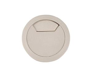 Fuhjythy Coperchio foro del del calcolatore della Tabella 6 cm Dia Plastica grigia Grommet