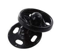 Fuhjythy Cucire vestiti 10mm bottoni Bottoni Fastener Nero 50 pc