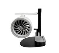 Fuhjythy Desktop Jet Fan Turbofan Ventola USB Turbofan Engine Forma Stampa 3D Turbofan Engine Modello Giocattolo