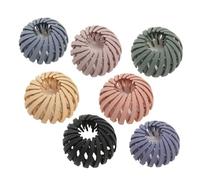 Fuhjythy Fermacapelli con D' - Accessorio per Chignon Espandibile Accessori per Capelli per Fermacoda per Chignon Opaco
