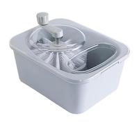 Fuhjythy Frutta Verdura Disidratatore Asciugatrice Centrifuga per Insalata Pulitore Cestello Cestello Lavaggio Frutta Lavatrice Pulisci Macchina Pulitore