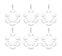 Fuhjythy Girandole A A Sublimazione Spazi Vuoti Girandole A Sospese Regali di Natale da 8 Pollici per la Decorazione del Giardino del Giorno di Natale