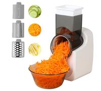 Fuhjythy Grattugia Elettrica Multifunzione per Formaggio Affettatrice Elettrica per Processore Alimentare per L'Uso In Cucina