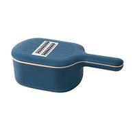 Fuhjythy Grattugia per nel Acciaio Inossidabile PP Affettatrice Pelapatate Grattugia Utensile da Cucina per Formaggio di Carota di, Blu Navy