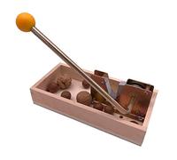 Fuhjythy In Legno + Apribottiglie In Metallo Bigan Fruit Acciaio Inossidabile Meccanico Meccanico Sheller Hawaiian Fruit Peeler Nut Tong