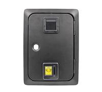 Fuhjythy Iron Arcade Coin Door Supporta Tutti I Gettoni da 20-29 mm per MAME Jamma Arcade Game Machine Project Pezzi di Ricambio