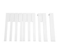 Fuhjythy Kit Accessori per Pianoforte - Chiavi Bianche Laterali In Pelle, Pezzi In Pelle per del Pianoforte, Accessori per Pianoforte 51mm