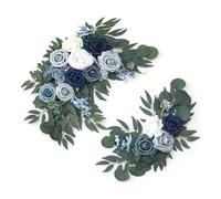 Fuhjythy Kit di Fiori per di Nozze Artificiale Boho Tende Ghirlanda di Eucalipto Decorazione di Nozze Cartello di Benvenuto Durevole Facile da Usare C