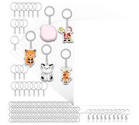 Fuhjythy Kit di Fogli ShrinkyDink da 151 Pezzi, Kit ShrinkyDink, Kit di Fogli di Pellicola di Plastica Adatti per DIY//