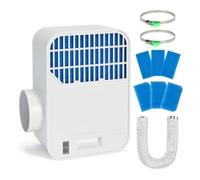 Fuhjythy Kit di Sfiato per Asciugatrice Interna : Sfiato per Asciugatrice per Asciugatrice Elettrica, Filtro A Rete in Acciaio Inossidabile e di Cassetto 'Acqua