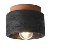 Fuhjythy Lampada da Soffitto Wabi-Sabi In Stile Giapponese E27 con Dimmer A Tre Colori per Cucina, Corridoio, Soggiorno, Studio, Sala da Tè A