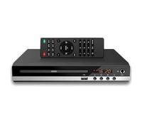 Fuhjythy Lettore Dvd Ad Alta Definizione 1080P per Casa, Lettore Dvd Box per TV DVD229 HD, Lettore Dvd CD, Uscita AV, Porta Mic, Spina EU