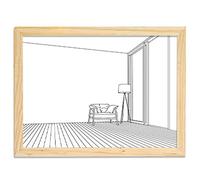 Fuhjythy Light Painting LED Night Light Lampada da Comodino Atmosfera Lampada da Tavolo Decorazione da Parete Camera da Letto Decorazione Domestica Regalo C-3 Colori-L