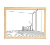 Fuhjythy Light Painting LED Night Light Lampada da Comodino Atmosfera Lampada da Tavolo Decorazione da Parete Camera da Letto Decorazione Domestica Regalo C-Single-S