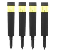 Fuhjythy Luce Antigelo da 4 Pezzi Luce Antighiaccio Ad Energia Solare Luce Solare Plug-In A Terra Luce Calda