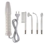 Fuhjythy Macchina di cura della pelle ad alta frequenza 5 in 1, strumento di bellezza per la cura della pelle ad elettroterapia portatile ad alta frequenza portatile Spina UE