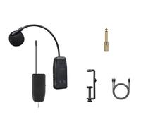 Fuhjythy Microfono Wireless per Violino, Ricevitore per Violino con Clip Lungo, Ricevitore e Trasmettitore per Strumento