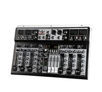 Fuhjythy Mixer Audio USB Professionale Regolazione del Bilanciamento Mixer Digitale/Console Scheda Audio A 8 Canali per Podcast Musica-Spina UE Durevole Facile da Usare