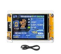 Fuhjythy NMMiner NerdMiner V2 468KH/S BTC Solo Lottery Miner ESP32 2.8 Pollici Smart Display Bitcoin Crypto Lottery Miner