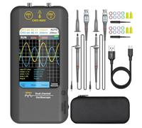 Fuhjythy Oscilloscopio 4.9 pollici Touchscreen oscilloscopio digitale Dual Channel Larghezza di banda 250MSa/sSampling Rate Tablet Automotive