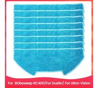 Fuhjythy Panni di Ricambio per per BObsweep RC400/ per Dustin/per Robot Aspirapolvere Ultra-Vision, Panno In Microfibra per, Accessori