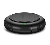 Fuhjythy Purificatore D'Aria Solare USB per Auto con Filtro HEPA, 1200 MAh, Generatore di Negativi, Rimozione di PM2.5 e Fumo per Aria All'Interno 'Abitacolo