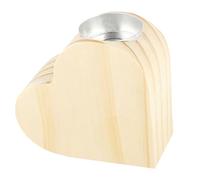 Fuhjythy Regali in Legno per la Fidanzata, Portacandele con Scritta, Compleanno, Anniversario di Matrimonio, Compleanno per la Migliore, Amicizia, Ornamenti D', Portacandele D'
