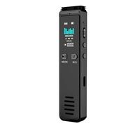 Fuhjythy Registratore Vocale Digitale da 32 GB Bluetooth 5.0 con Attivazione Audio Registrazione di Chiamate Telefoniche Lettore Mp3 con Cancellazione Intelligente del Rumore
