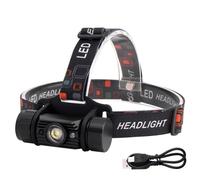 Fuhjythy Ricaricabile A LED, con Fascia Regolabile con Sensore di Movimento per Adulti, Equitazione
