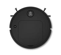 Fuhjythy Robot Aspirapolvere 5 In 1 Ricaricabile Tramite USB per Pulizia A Spazzatrice Automatica Aspirapolvere Nero Facile da Usare