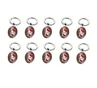 Fuhjythy Set di 10 Rossi con Animali, Kit A Doppia Faccia per Il Regalo di San