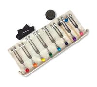 Fuhjythy Set di Diapason da 8 Pezzi, Diapason per Chakra Musicale, Terapia del Suono, Mantiene Corpo, Mente e In 126,22 HZ