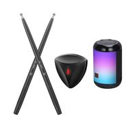 Fuhjythy Somatosensoriale Elettronico Portatile con Bacchetta Strumenti Musicali A Elettronico per Bambini Principianti Facile da Usare -B