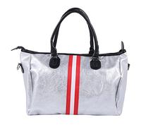 Fuhjythy Sport nel Pelle PU per Fitness Da Yoga Borsa Da Viaggio Sport Borsa un Tracolla Da Allenamento Impermeabile Da Palestra Scarpe Da Deposito Rosso