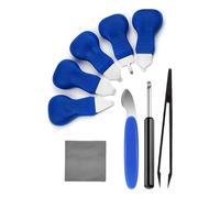 Fuhjythy Strumento di Rimozione del Fondello 'Orologio, Kit di Ricambio per Attrezzo Apriremonto, Strumenti Rimuovi-Apri e Pinzette Antistatiche C