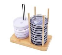 Fuhjythy Supporto per Coperchio per Bottiglia D'Acqua Regolabile con Coperchio per Tazza, Può Contenere Fino A 20 Coperchi, Organizer per Coperchio per Bottiglia D'Acqua