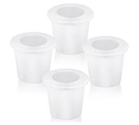 Fuhjythy Tappo per per Foro per Ombrellone Tavolo 4 Pezzi,Stabilizzatore per per Ombrellone Piscina In Silicone, Inserto per Foro per da Tavolo per Ombrellone Bianca