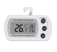 Fuhjythy Termometro Digitale per Congelatore Termometro Elettronico da Casa LCD Termometro Impermeabile per Frigorifero