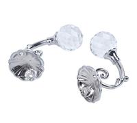 Fuhjythy Tieback del Gancio del Supporto Della del Gancio di Sostegno del di Vetro 2 Pezzi