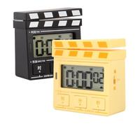 Fuhjythy Timer per Classe per Bambini, Timer da Cucina per Cucinare, Timer per Uova, Timer Digitale Magnetico per Studio/Esercizio/Cucina - Confezione da 2 Facili da Usare