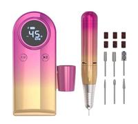 Fuhjythy Trapano Elettrico per Unghie In Gel Acrilico per Unghie Manicure Pedicure Lucidatura Strumenti per la Casa Salone Uso Multifunzionale Facile Installazione A
