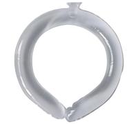 Fuhjythy Tubo di Raffreddamento per il Collo, Fascia per il Collo Rinfrescante Indossabile per I Collare per il Collo di Raffreddamento con Ghiaccio A Libere, Bianca