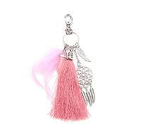 Fuhjythy Uomo Tassel Ciondolo Charm Fancy Fashion Gift - Rosa