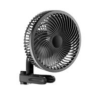 Fuhjythy Ventilatore A Oscillazione Silenzioso da 6" per da Coltivazione, Adatto per la Circolazione e il Raffreddamento In Sistemi Idroponici e Serre. Spina EU Inclusa.