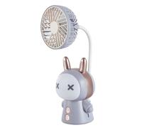 Fuhjythy Ventilatore Portatile Pieghevole A Forma di per Tavolo, Studio, Scrivania, Lampada.